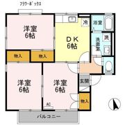 スカイガーデン・青沼 Aの間取り画像