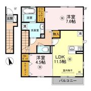 ラ・ルーチェの間取り画像