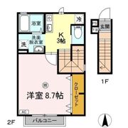 progress～プログレス～ B棟の間取り画像