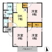 セジュール久万ノ台 A棟の間取り画像