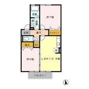 セジュール華の間取り画像