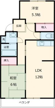 エクセル築地の間取り画像