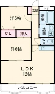 ルミナール大内の間取り画像
