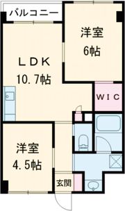 カーサフィオーレ桂の間取り画像