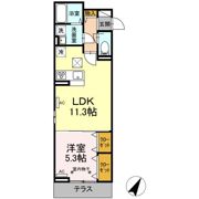 Dフルト並木町の間取り画像