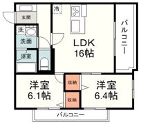 コンフォール木の下の間取り画像