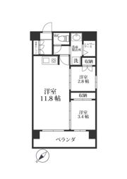 MODERN PALAZZO六本松stationの間取り画像