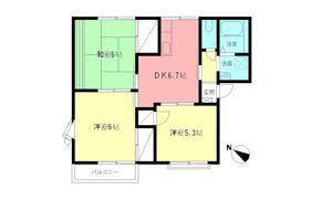 エイムⅢの間取り画像