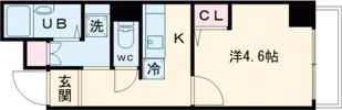 デ・クメール宝町の間取り画像