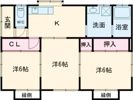 青葉町住宅B-3の間取り画像