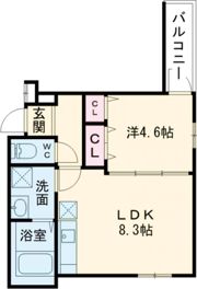フジパレス長吉長原Ⅱ番館の間取り画像