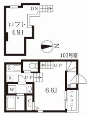 ウィンクルム新瑞橋の間取り画像