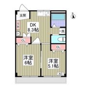 東栄マンションの間取り画像