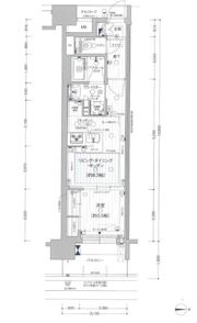 プレサンス ロジェ 名古屋駅NORTH FRONTの間取り画像