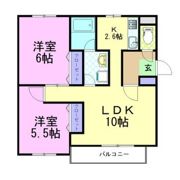 すずらんⅥの間取り画像