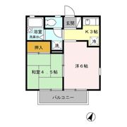 ツバキハイムの間取り画像