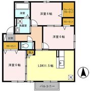 ECO SOLEIL A棟の間取り画像