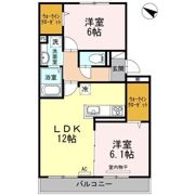 ルミナス東雲の間取り画像