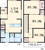 木太町戸建ての間取り画像