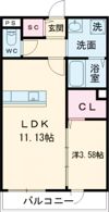 エミグランド感田の間取り画像