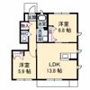 オレンジホップ C棟の間取り画像