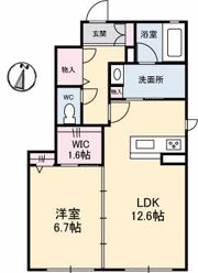 シャーメゾン チェラーグの間取り画像