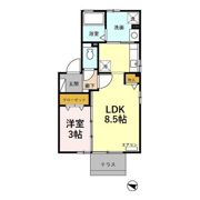 ディールームときわ台 Aの間取り画像