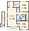 三洋タウン岡垣B棟の間取り画像