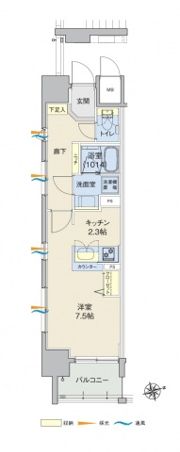 ラルウェンディ縮景園前イーストの間取り画像