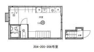 リヴィエール口田Ⅱの間取り画像