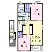 エレガント シックス リリィの間取り画像