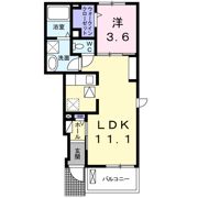 シェリールAの間取り画像