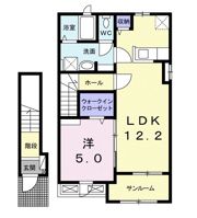 アンベリール Ⅴの間取り画像