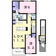 クリステル宝塚の間取り画像