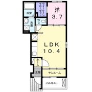 ソレアードサンレミの間取り画像