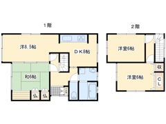 東中間戸建の間取り画像