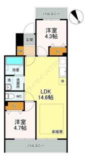 エリクサーメゾン日暮里根岸の間取り画像