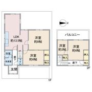 阿野町借家の間取り画像