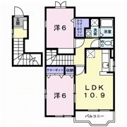 シャン・ド・フルールかも川の間取り画像