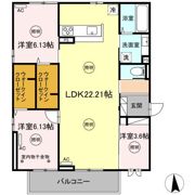 D-ROOM NEXT 諏訪野の間取り画像