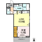シャルマン高畑の間取り画像