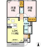 カーサ コバ A棟の間取り画像