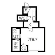 ヴィルヌーヴI、IIの間取り画像