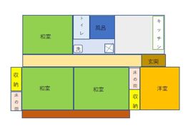 寺内平屋(てらうちひらや)の間取り画像