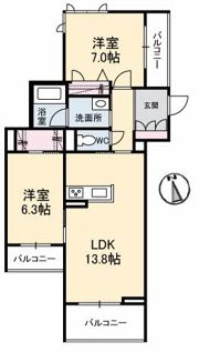 ベル・クレールの間取り画像
