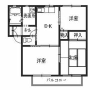 フレグランス新宮の間取り画像