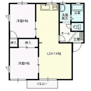 グランコスモAの間取り画像