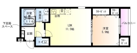 フジパレス泉大津Ⅱ番館の間取り画像