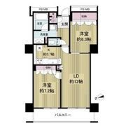 阿波座ライズタワーズフラッグ46の間取り画像