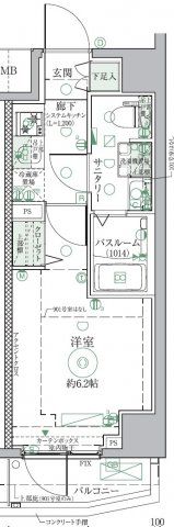 クレヴィスタ北綾瀬の間取り画像